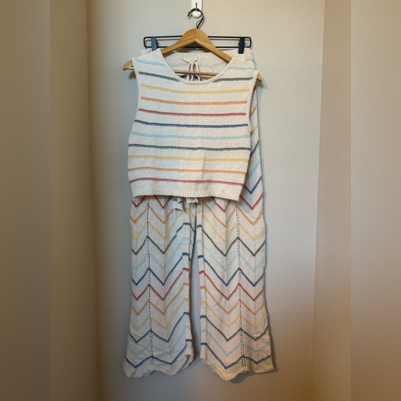 American Eagle Outfitters Colorful Striped Knit Set - Picture 2 of 12